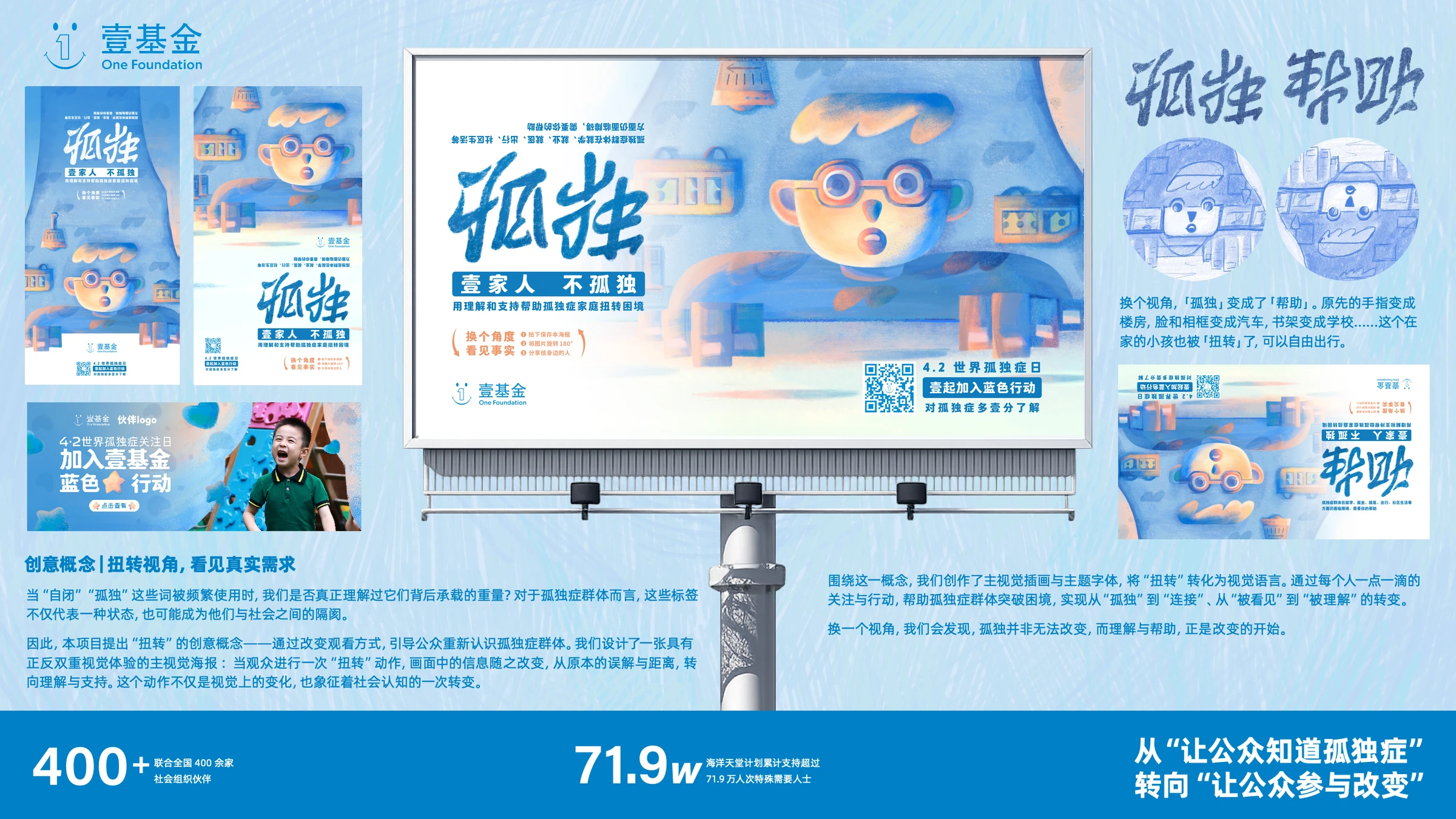壹基金蓝色行动 · 公共传播与公益倡导