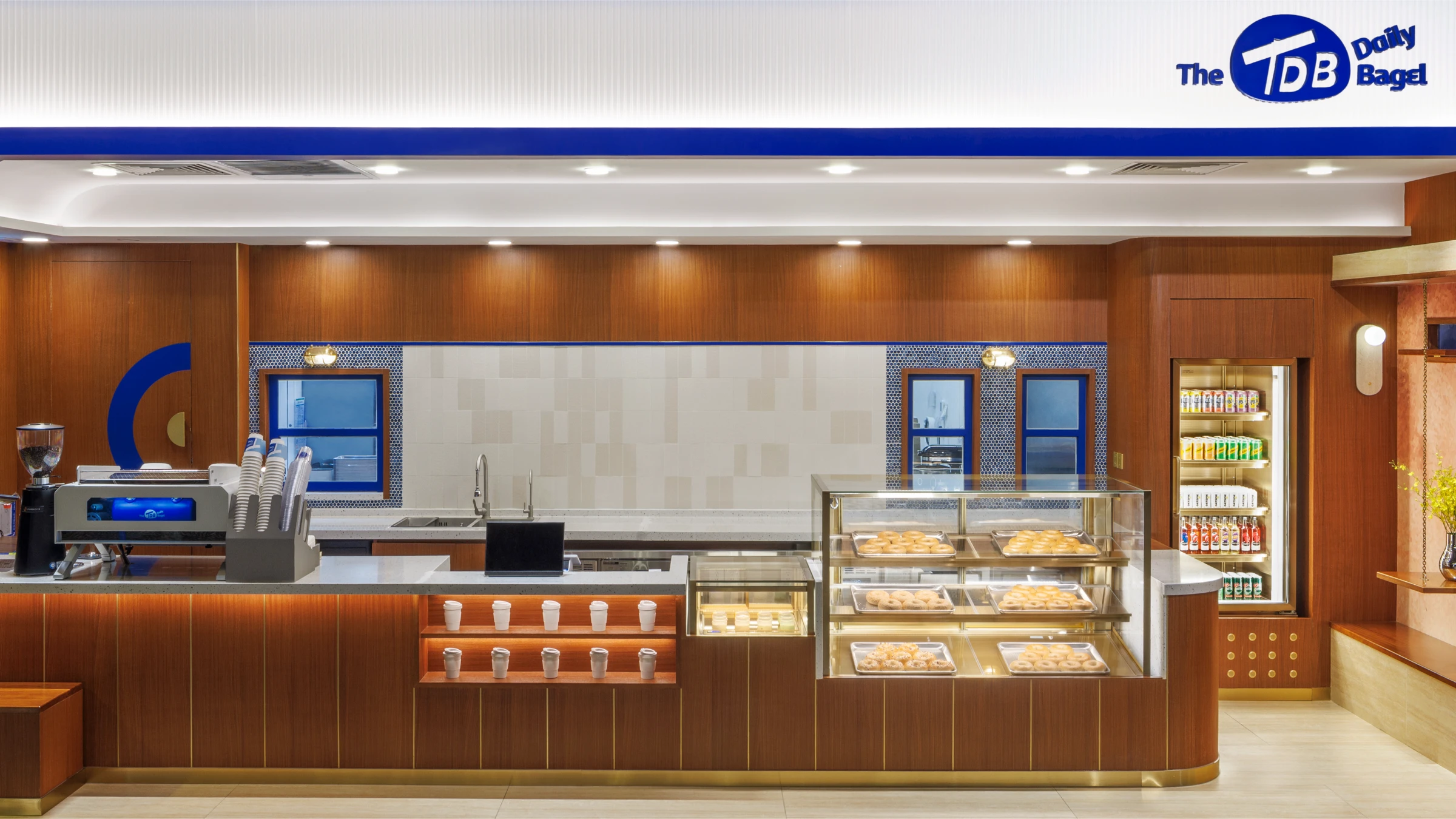 The Daily Bagel 门店全景，第五页项目封面